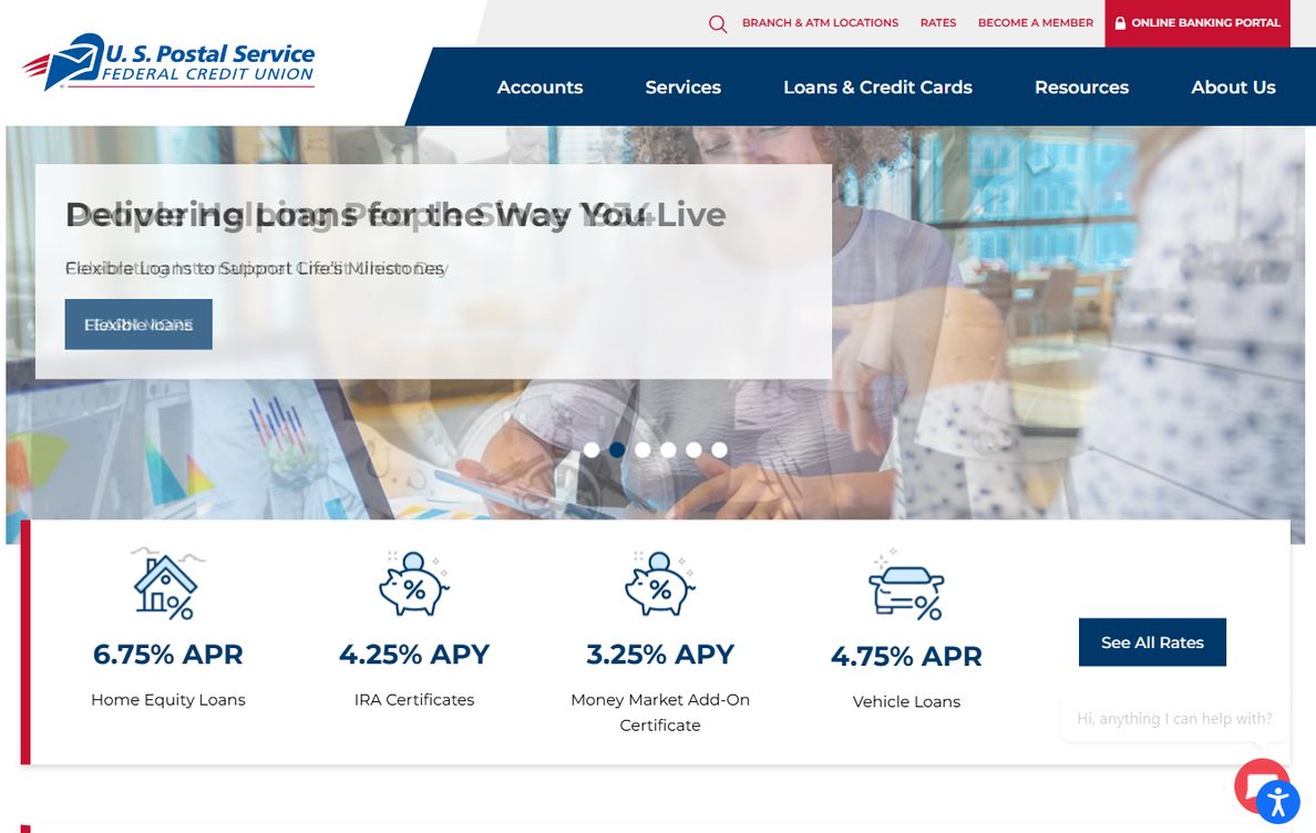 USPS Federal Credit Union – uspsfcu.org