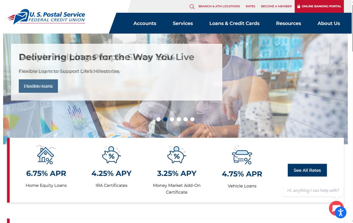 USPS Federal Credit Union – uspsfcu.org