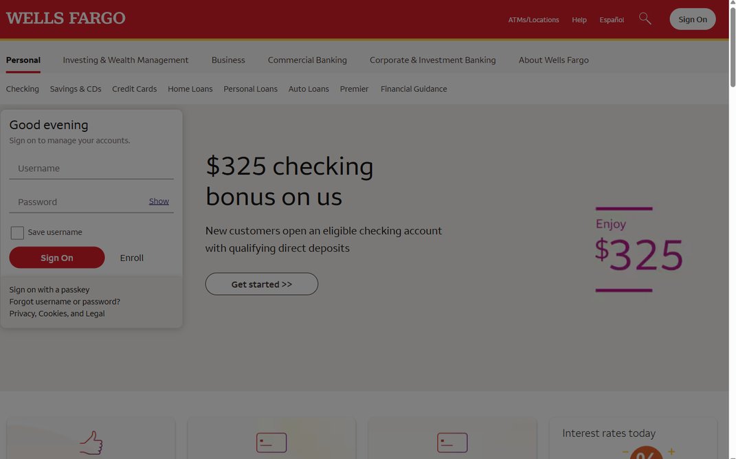 Wells Fargo – wellsfargo.com
