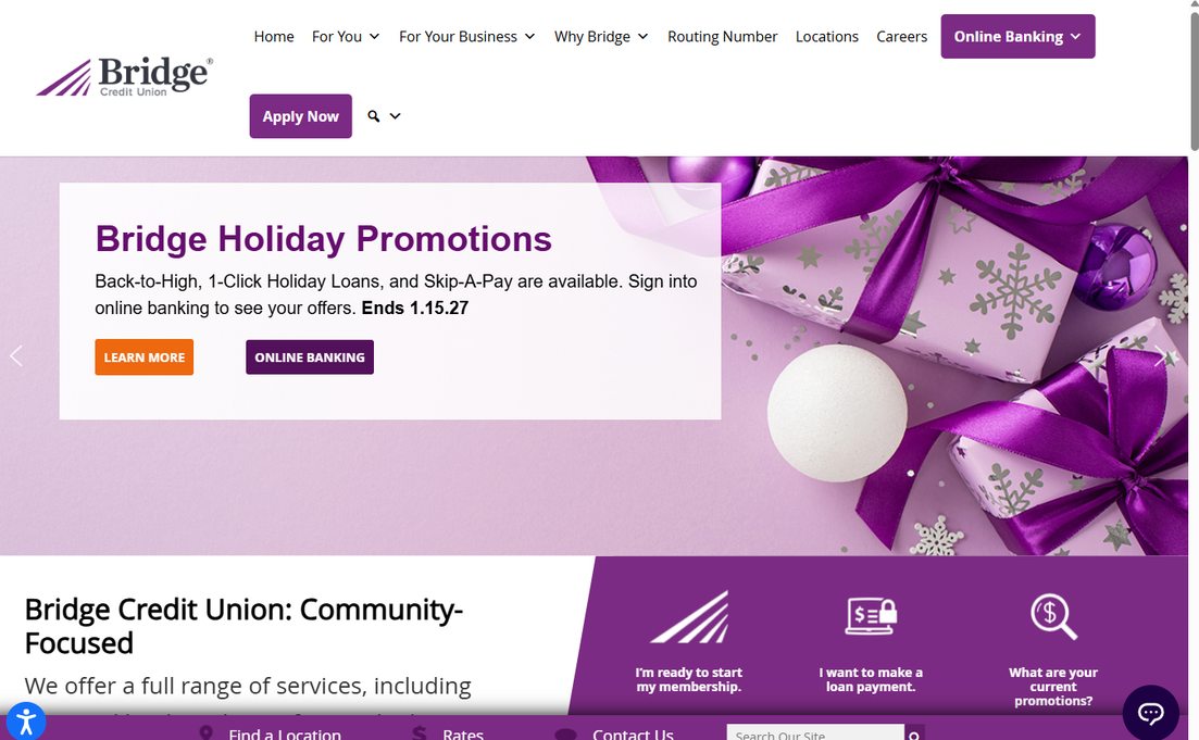 Bridge Credit Union – bridgecu.org