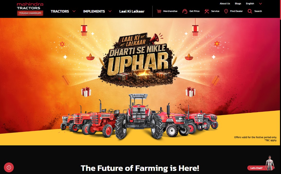 Mahindra – mahindratractor.com